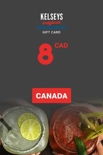 Kelsey's 8 CAD Gift Card (Canada)