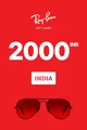 Ray-Ban 2000 INR Gift Card (India) thumb 2