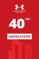Under Armour 40 USD Gift Card (United States) thumb 2