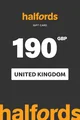 Halfords 190 GBP Gift Card (United Kingdom) thumb 2