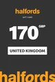 Halfords 170 GBP Gift Card (United Kingdom) thumb 2