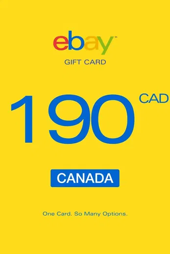 eBay 190 CAD Gift Card (Canada) gallery image 2