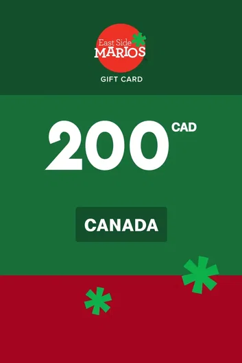 East Side Mario's 200 CAD Gift Card (Canada)