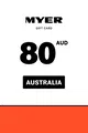 Myer 80 AUD Gift Card (Australia) thumb 2
