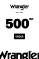 Wrangler 500 INR Gift Card (India) thumb 2