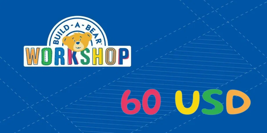 Build A Bear 60 USD Gift Card (United States) gallery image 2