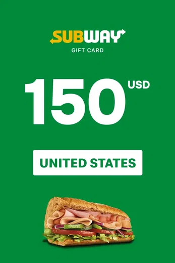 Subway 150 USD Gift Card (United States) gallery image 2