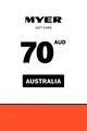 Myer 70 AUD Gift Card (Australia) thumb 2