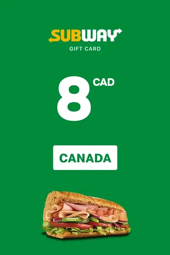 Subway 8 CAD Gift Card (Canada) gallery image 2