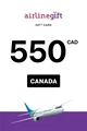 Airline 550 CAD Gift Card (Canada) thumb 2