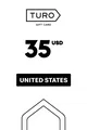 Turo 35 USD Gift Card (United States) thumb 1