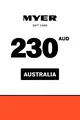 Myer 230 AUD Gift Card (Australia) thumb 2