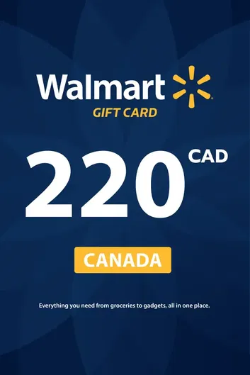 Walmart 220 CAD Gift Card (Canada)