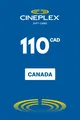 Cineplex 110 CAD Gift Card (Canada) thumb 2
