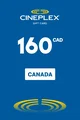 Cineplex 160 CAD Gift Card (Canada) thumb 2