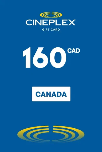 Cineplex 160 CAD Gift Card (Canada) gallery image 2