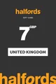 Halfords 7 GBP Gift Card (United Kingdom) thumb 2