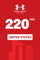Under Armour 220 USD Gift Card (United States) thumb 2
