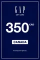 Gap 350 CAD Gift Card (Canada) thumb 2