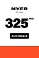 Myer 325 AUD Gift Card (Australia) thumb 2