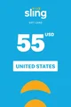 Sling TV 55 USD Gift Card (United States) thumb 2