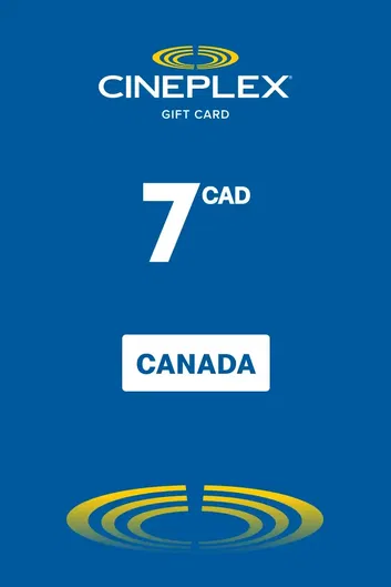 Cineplex 7 CAD Gift Card (Canada)