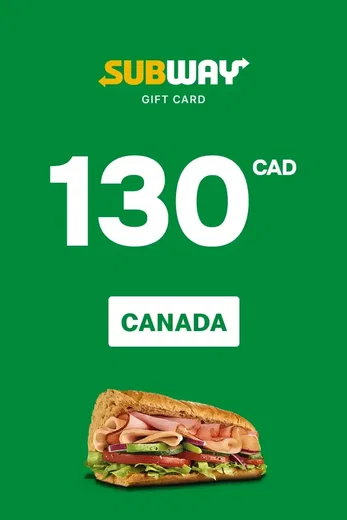 Subway 130 CAD Gift Card (Canada) gallery image 2