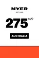 Myer 275 AUD Gift Card (Australia) thumb 2