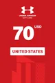Under Armour 70 USD Gift Card (United States) thumb 2