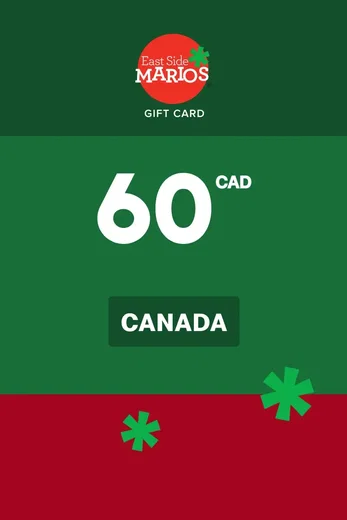East Side Mario's 60 CAD Gift Card (Canada) gallery image 1