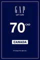 Gap 70 CAD Gift Card (Canada) thumb 2