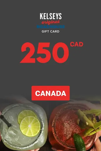 Kelsey's 250 CAD Gift Card (Canada) gallery image 2