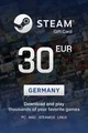Steam Wallet 30 EUR Gift Card (Germany) thumb 2