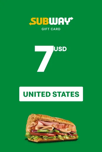 Subway 7 USD Gift Card (United States) gallery image 2