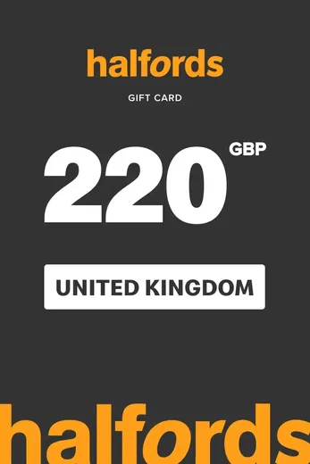 Halfords 220 GBP Gift Card (United Kingdom) gallery image 2