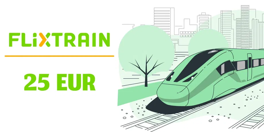 FlixTrain 25 EUR Gift Card (Germany) gallery image 2