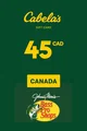 Cabela's 45 CAD Gift Card (Canada) thumb 2