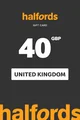 Halfords 40 GBP Gift Card (United Kingdom) thumb 2