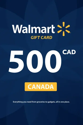Walmart 500 CAD Gift Card (Canada)