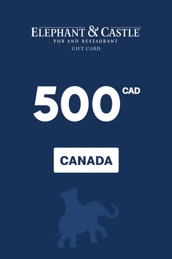 Elephant and Castle 500 CAD Gift Card (Canada) gallery image 2