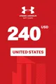 Under Armour 240 USD Gift Card (United States) thumb 2