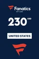 Fanatics 230 USD Gift Card (United States) thumb 2