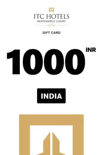 ITC Hotels 1000 INR Gift Card (India) gallery image 2