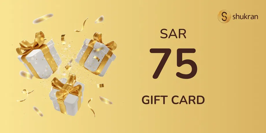 Shukran 75 SAR Gift Card (Saudi Arabia) gallery image 2