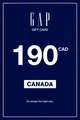 Gap 190 CAD Gift Card (Canada) thumb 2