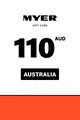 Myer 110 AUD Gift Card (Australia) thumb 2