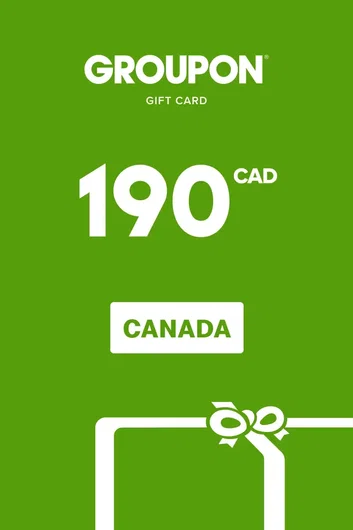 Groupon 190 CAD Gift Card (Canada)