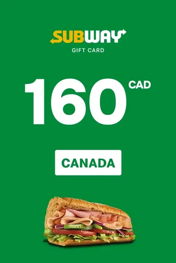 Subway 160 CAD Gift Card (Canada) gallery image 2