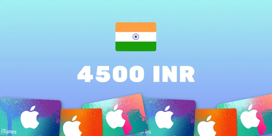 Apple iTunes 4500 INR Gift Card (India) gallery image 2