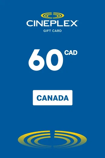 Cineplex 60 CAD Gift Card (Canada) gallery image 2